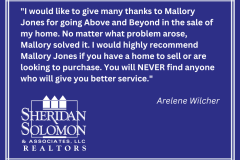 "With his ability, knowledge, and advice, Mallory Jones is by far the BEST professional real estate agent in the Middle Georgia area and beyond." Perry Rogers - 12