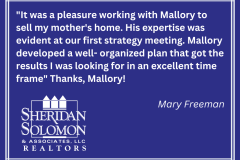 "With his ability, knowledge, and advice, Mallory Jones is by far the BEST professional real estate agent in the Middle Georgia area and beyond." Perry Rogers - 3