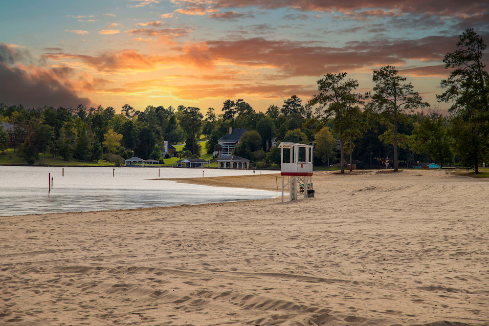 Lake Tobesofkee swimming